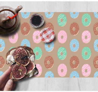 Risanka krof vzorec sodobne pogrinjke - TenStickers