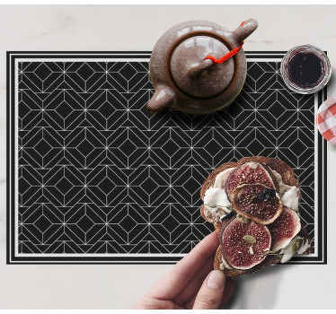 Biele spojovacie štvorce elegantné prestieranie - Tenstickers