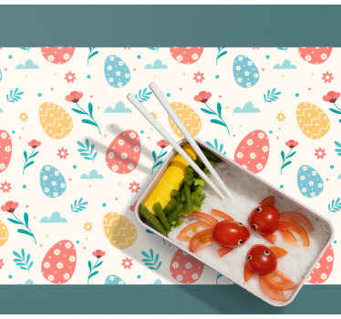 Tischset elegant Blaue eiform - TenStickers