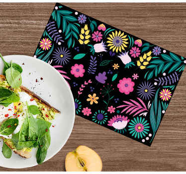 Podkładka na stół Kolorowa kompozycja kwiatów - TenStickers