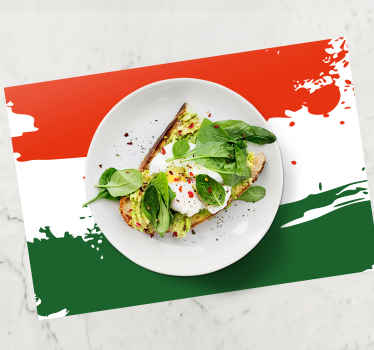 Splash színek magyar zászló modern alátétek - TenStickers