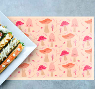 Veselé klasické houby originální prostírání - TenStickers