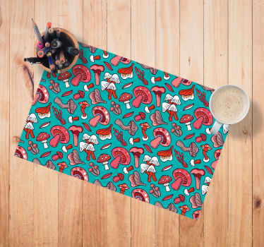 καλλιτεχνικά κόκκινα μανιτάρια πρωτότυπα σουπλά - TenStickers