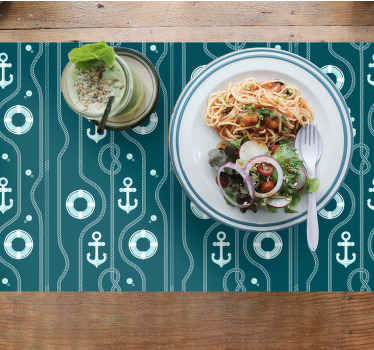 Merihenkinen viitta ja ankkuri Alkuperäinen pöytätabletti - Tenstickers