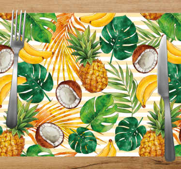 Podkładka na stół letni tropikalny wzór - TenStickers
