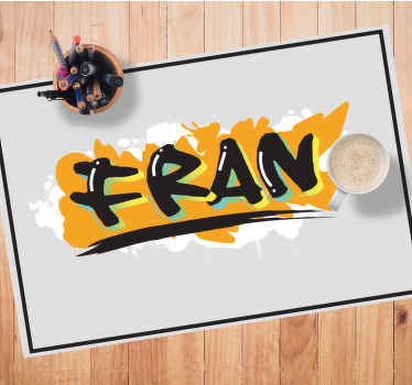 Urban style colorful graffiti placemats - TenStickers