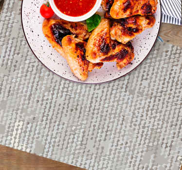 Tischset textur graues muster mit struktur - TenStickers