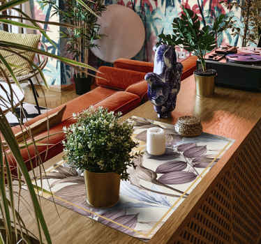 Mantel individual casa Plantas tropicales xxl - TenVinilo