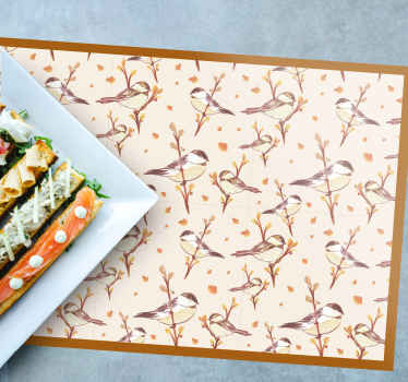 ακουαρέλα πουλιά και κλαδιά παιδιά σουπλά - TenStickers