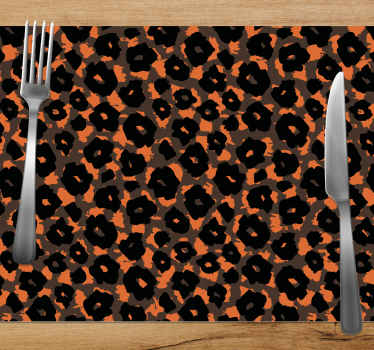 Kalahari leopard imitation original placemats - TenStickers