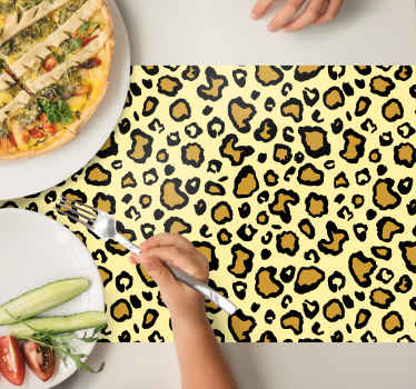 Leopard print classic original placemats - TenStickers