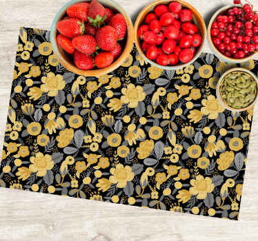 金色波兰民俗原始餐垫 - TenStickers