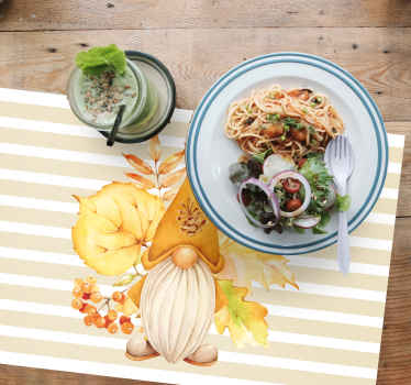 Magiske dværg folkekunst originale dækkeservietter - TenStickers