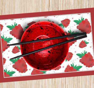 μούρα ακουαρέλα με λεκέ αρχικό σουπλά - TenStickers