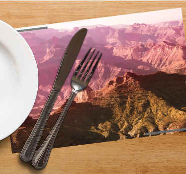 Grand canyon aesthetic colours placemats - TenStickers