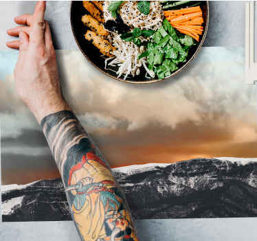 βουνό και σύννεφο αισθητικά πρωτότυπα σουπλά - TenStickers