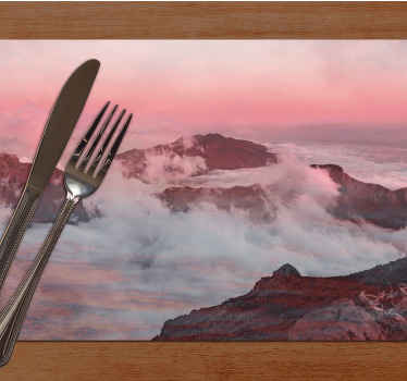 일몰 미적 색상 원래 플레이스 매트 - TenStickers