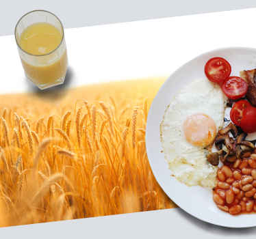 Wheat field aesthetic colours placemats - TenStickers