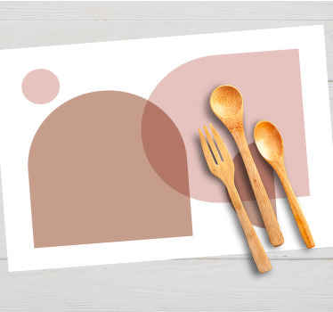 New geometric "boho style" modern placemats - TenStickers
