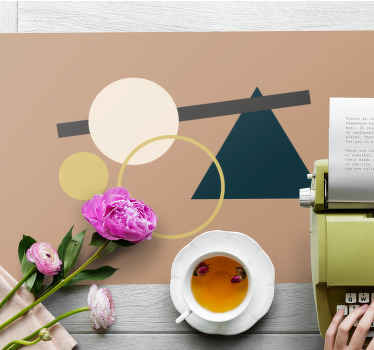 The balance of geometric modern placemats - TenStickers