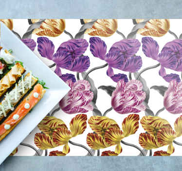 σουπλά μωβ, ροζ τουλίπες - TenStickers