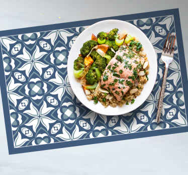 Tischset modern Moderne blaue vase "hampton-stil" - TenStickers