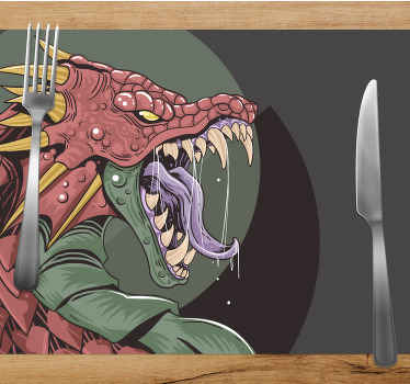 Frightening Dragon original placemats - TenStickers