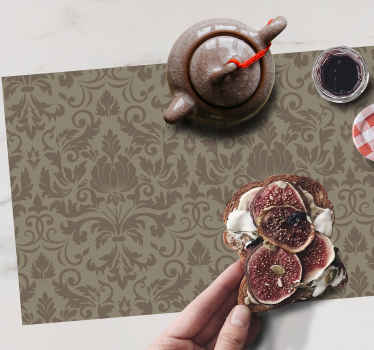"Velvet flocked" elegant placemat - TenStickers