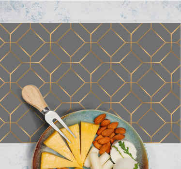 Geometriset kuusikulmiokuvioiset tabletit - Tenstickers