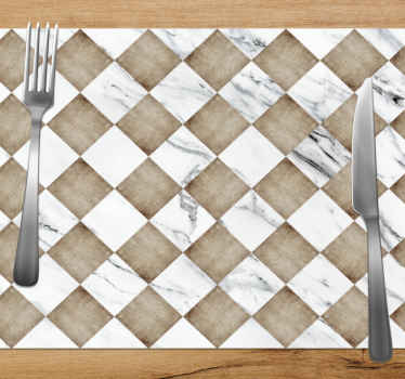 Mantel individual elegante Sepia "gadir" - TenVinilo