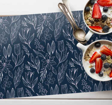 κρίνα χωρίς ραφή πρότυπο floral σχέδιο σουπλά - TenStickers