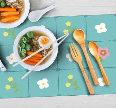Sets de table décor floral "mamie chic" - TenStickers