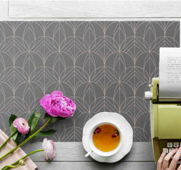 Geometric pattern contemporary style placemats - TenStickers