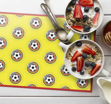 Set de table football Belgique - TenStickers