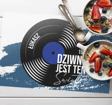 Oryginalna podkładka na stół Płyta z 1968 - TenStickers