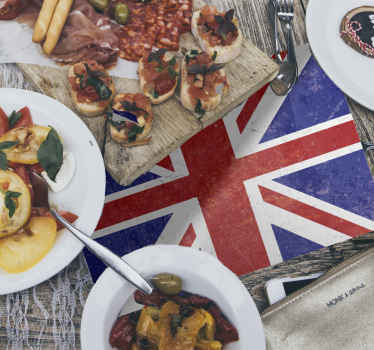 Union Jack Flag Placemats - TenStickers