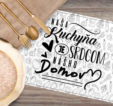 Prestieranie kuchyňa je srdcom domova - Tenstickers