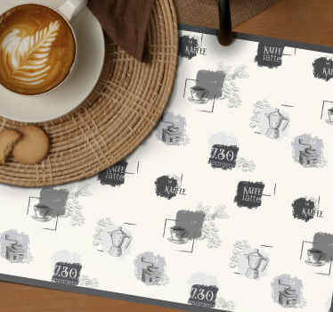 Tischset Zuhause 7:30 morgens Kaffee - TenStickers