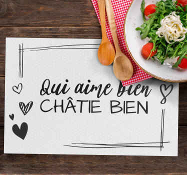 Set de table expression française - TenStickers