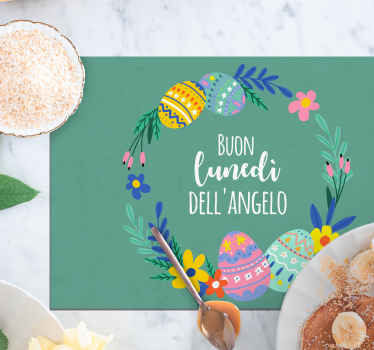 Tovaglietta rettangolare lunedi dell'angelo - TenStickers