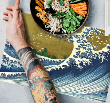 Mantel individual rectangular Kaijo no Fuji - TenVinilo