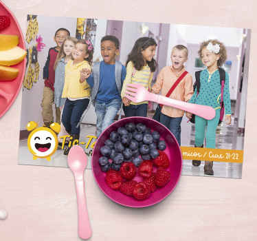 Mantel individual personalizable TIc-Tac Llar d'infants - TenVinilo