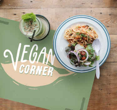 Zielona podkładka na stół - TenStickers