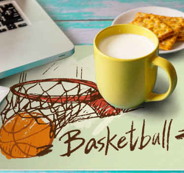 Set de table original motif panier de basket - TenStickers