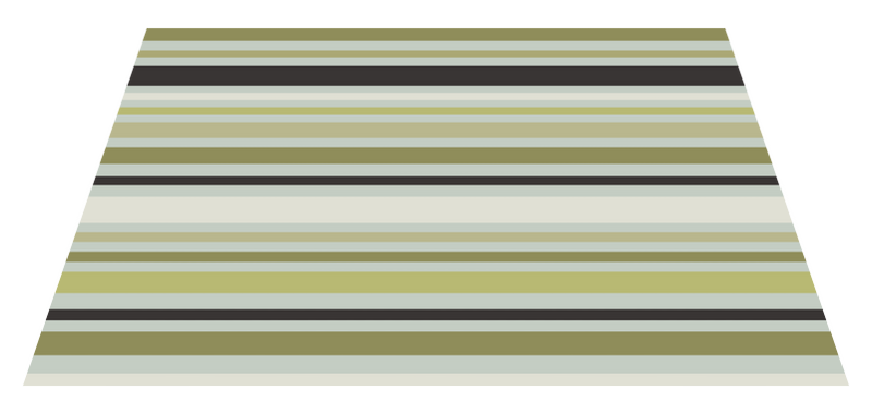 Shades of green lines original vinyl placemats TenStickers