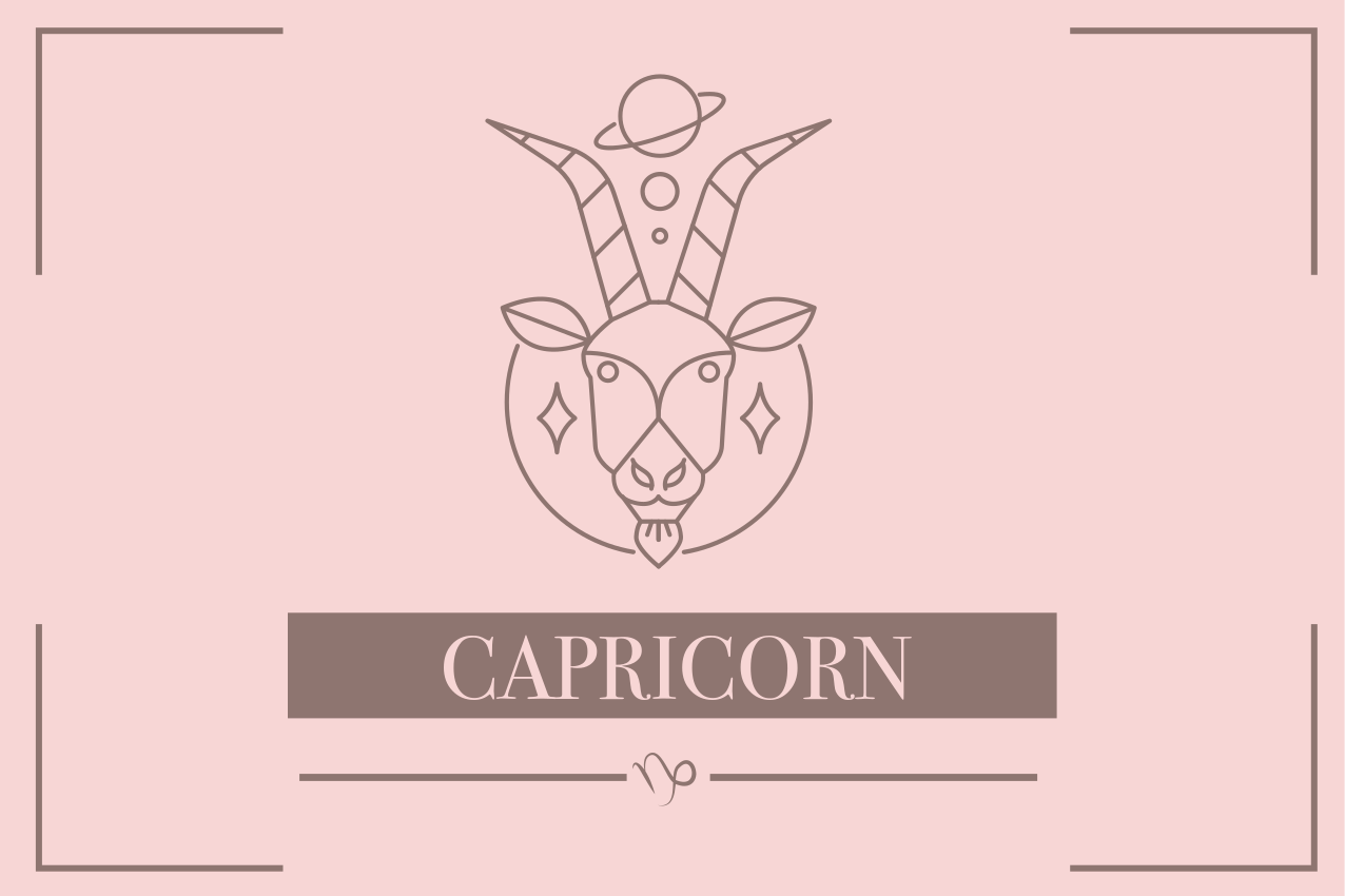 Dessin du zodiaque de Capricorne Capricorne' Autocollant