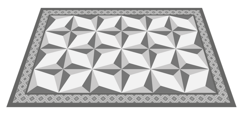 "Margot" geometric pattern elegant table placemats TenStickers