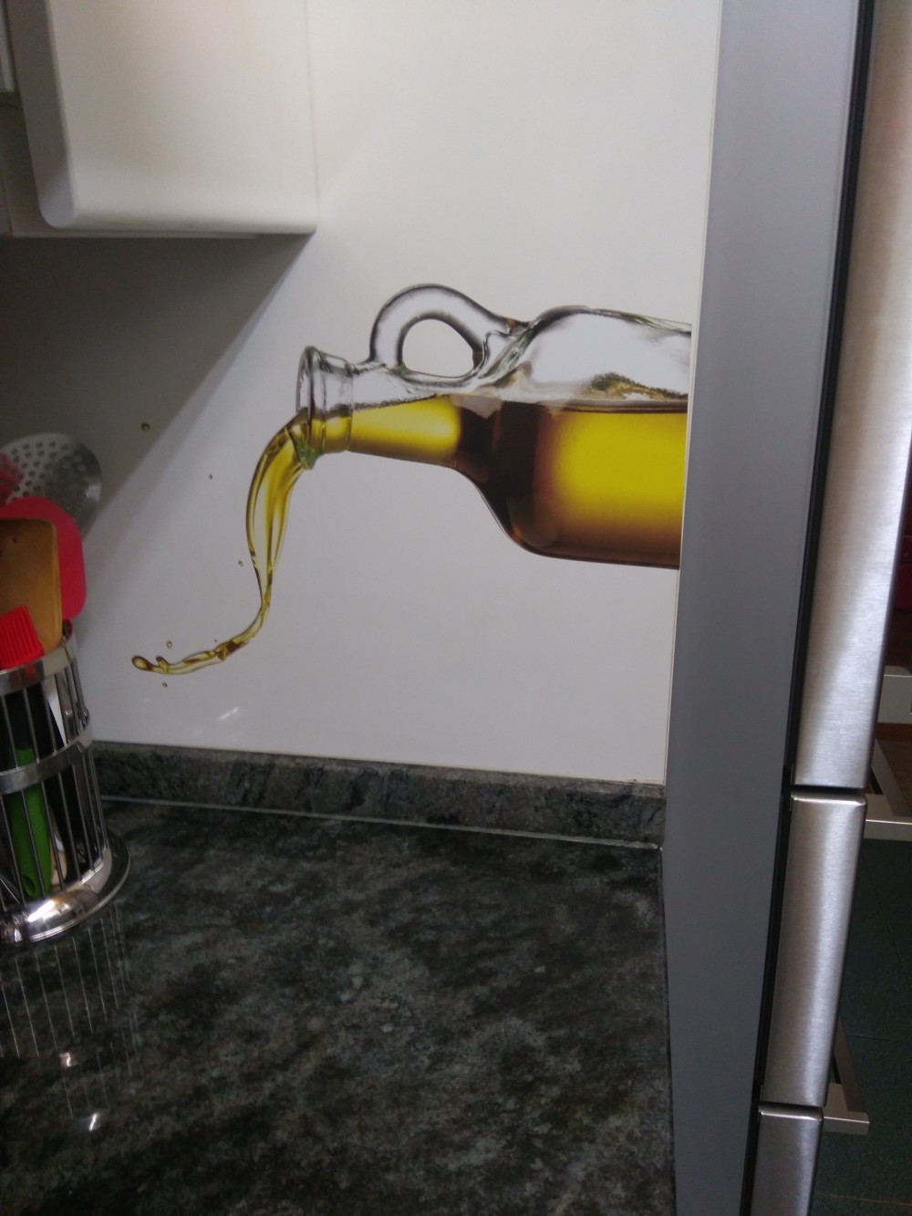 OLIVE-olie en BALSAMIEK - Keuken Gieten Fles Decals Stickers Labels