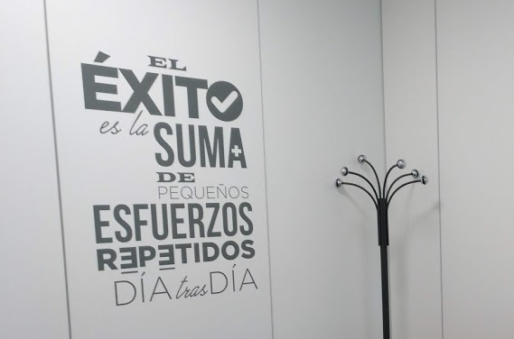 Adhesivo de frases de éxito boardroom sticker