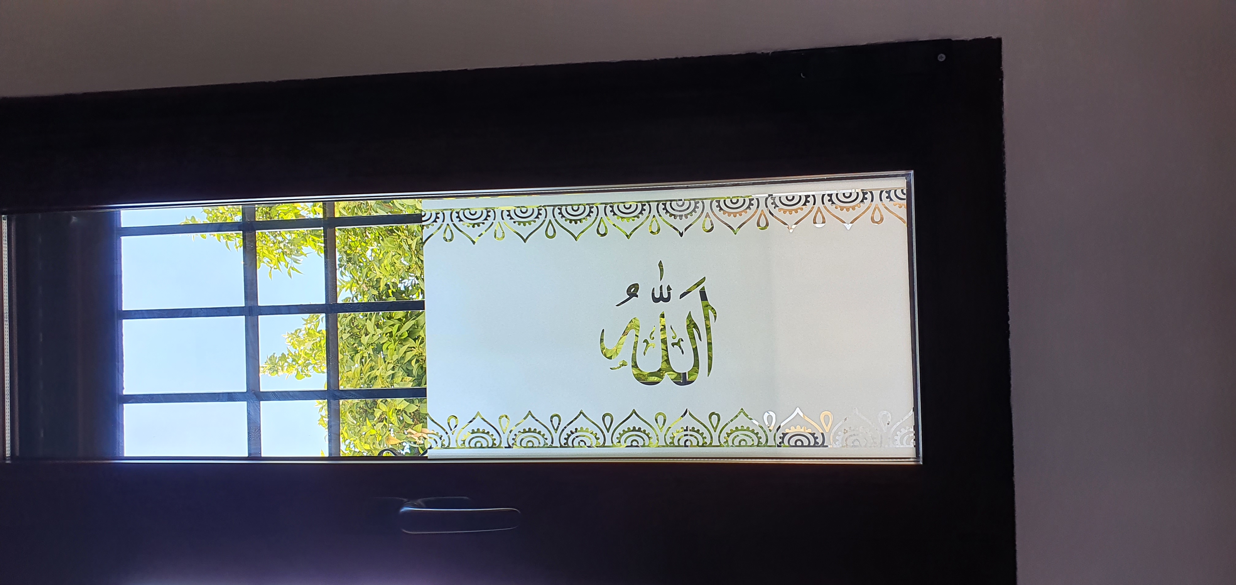 Adesivo Per Vetri Removibile Con Motivi Floreali E Angeli – Pellicola Statica PVC 100x45 Cm, Senza Colla, Doppia Faccia